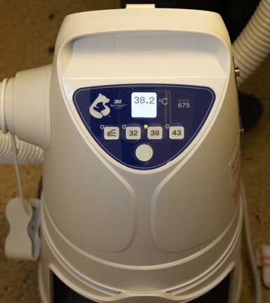 Hot air blanket unit.