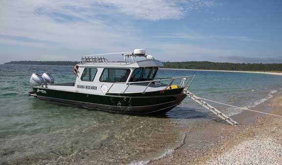 Boart anchored at the beach